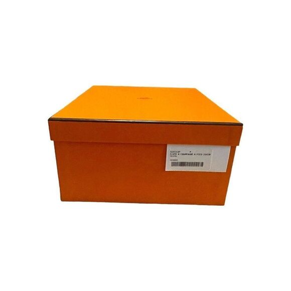 Authentic Hermes Paris Empty Box Fits Champagne Flute 9”x11”x4.5 Storage Protect - Picture 1 of 9
